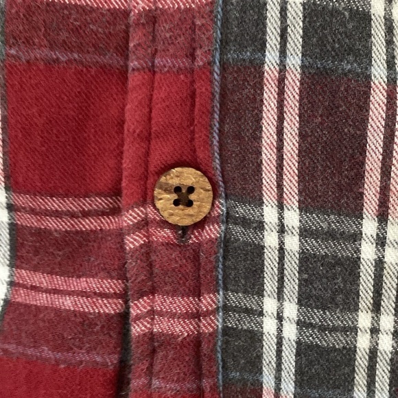 Wrangler Fleece Flannel Sherpa Shacket Mens Jacket Red Plaid cabin Core 2XLT - Picture 6 of 13